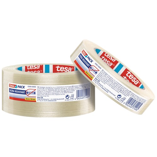 Klebeband Monofilament tape 25mm x 50m transparent ultra resistant Tesa 45902-00000-00 (RLL=50 METER) Produktbild Additional View 2 L