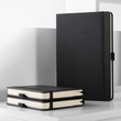 Notizbuch CONCEPTUM Softwave punktkariert A4 213x295mm 194Seiten schwarz Hardcover Sigel CO108 Produktbild Back View S