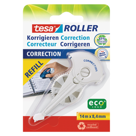 Nachfüllkassette Ecologo 8,4mm x 14m für Korrekturroller 59981 Tesa 59986-00002-05 (ST=14 METER) Produktbild