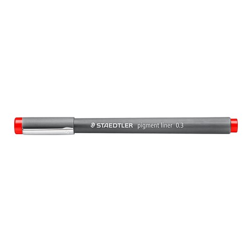 Tuschezeichner Pigment-Liner 308 0,3mm rot Staedtler 30803-2 Produktbild Additional View 1 L