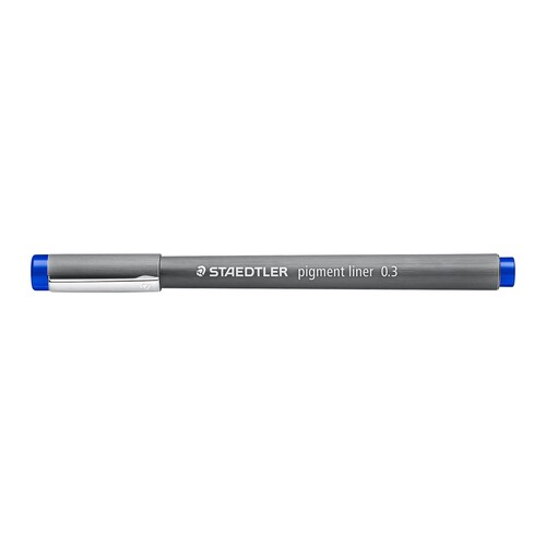 Tuschezeichner Pigment-Liner 308 0,3mm blau Staedtler 30803-3 Produktbild Additional View 1 L