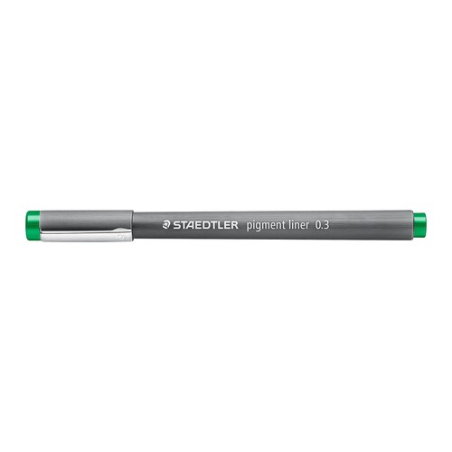 Tuschezeichner Pigment-Liner 308 0,3mm grün Staedtler 30803-5 Produktbild Additional View 1 L