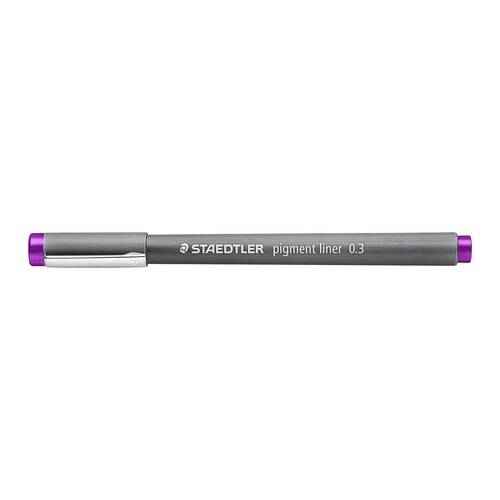 Tuschezeichner Pigment-Liner 308 0,3mm violett Staedtler 30803-6 Produktbild Additional View 1 L