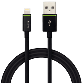 USB-Kabel Complete Lightning 2m schwarz Leitz 6213-00-95 Produktbild