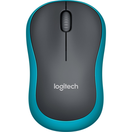 Wireless Optical Mouse M185 3 Tasten blau Logitech 910-002239 Produktbild