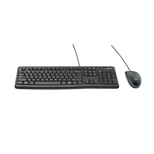 Tastatur + Mouse Set Optical MK120 schwarz Logitech 920-002540 Produktbild Additional View 1 L