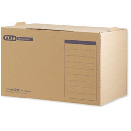 Systemcontainer tric 49x35x31,9cm naturbraun Pappe Elba 100421093 Produktbild