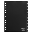 Register A-Z A4 230x297mm schwarz PP Durable 6168-01 Produktbild
