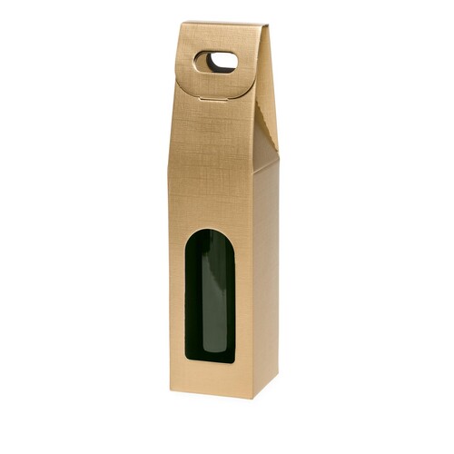 Tragekarton gold Seta Für 1 Flaschen Famulus 110308 Produktbild Front View L