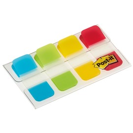 Haftstreifen Post-it Index Strong 16x38mm 4 Farben 3M 676-ALYR (PACK=4x10 STÜCK) Produktbild