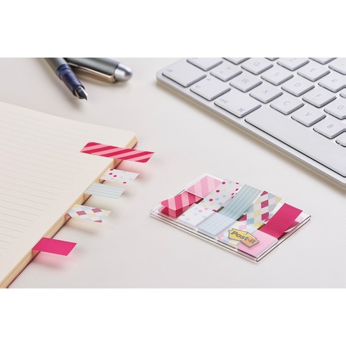 Haftstreifen Post-it Index Mini Candy Collection durchgefärbt 11,9x43,2mm 5 Farben 3M 684-CAN5 (PACK=5x20 STÜCK) Produktbild Additional View 1 L