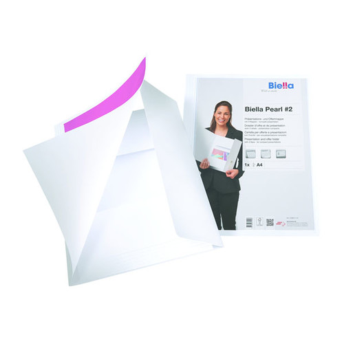 Prasentationsmappe Pearl 2 22 5x31 5cm Weiss Biella 01 Kaufen Mappen Bei Liebl De