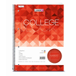 Collegeblock College A4 kariert 4-fach Lochung Rand links+rechts 160Blatt 70g holzfrei weiß Landré 100050152 Produktbild