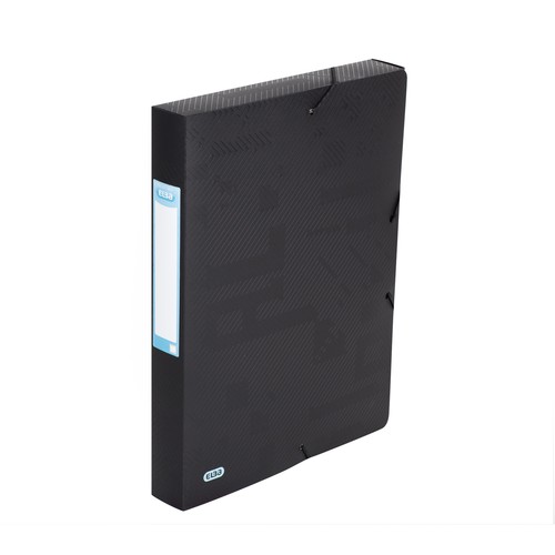 Sammelbox Urban 240x320mm 40mm Rücken schwarz PP Elba 400104371 Produktbild Front View L
