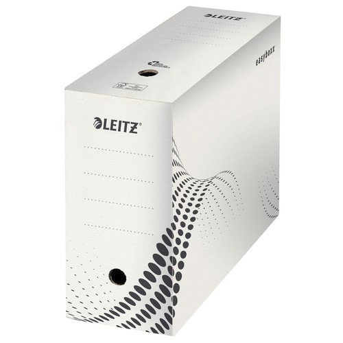 Archivbox easyboxx 150x250x350mm Rückenbreite 150mm weiß Leitz 6133-00-00 Produktbild Additional View 1 L