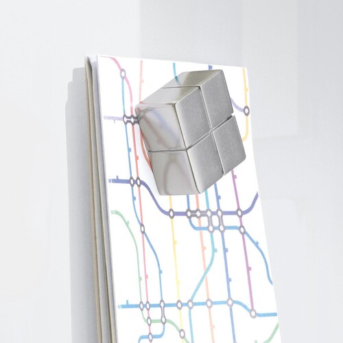 Glas-Magnetboard artverum 2400x1200x18mm super-weiß inkl. Magnete Sigel GL235 Produktbild Additional View 9 L