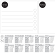 Schreibunterlage mit 2-Jahres Kalender 420x297mm 30Blatt Papier Sigel HO506 Produktbild Additional View 1 S
