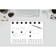 Schreibunterlage mit 2-Jahres Kalender 420x297mm 30Blatt Papier Sigel HO506 Produktbild Additional View 2 S