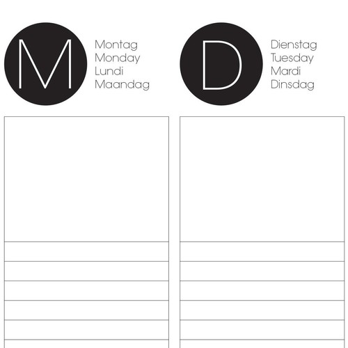 Schreibunterlage mit 2-Jahres Kalender 420x297mm 30Blatt Papier Sigel HO506 Produktbild Additional View 3 L