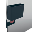 Stifteköcher M artverum 120x94x51mm magnethaftend anthrazit Sigel GL802 Produktbild Additional View 6 S