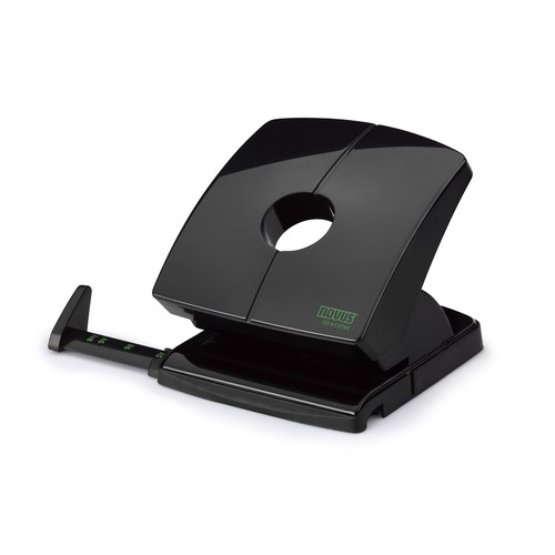 Locher B230 re+new bis 30Blatt schwarz glänzend Novus 025-0637 Produktbild Front View L