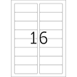 Namens-Etiketten Laser+Kopier 88,9x33,8mm auf A4 Bögen weiß gut ablösbar Acetatseide Herma 4515 (PACK=320 STÜCK) Produktbild Additional View 2 S