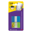 Haftstreifen Post-it Index Strong 25,4x43,2mm 2 Grundfarben transparent 3M 686-AL (PACK=2x 8 STÜCK) Produktbild