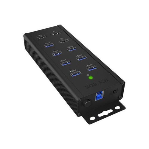 ICY BOX IB-HUB1703-QC3 - Hub - 7 x SuperSpeed USB 3.0 Produktbild Additional View 1 L