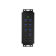 ICY BOX IB-HUB1703-QC3 - Hub - 7 x SuperSpeed USB 3.0 Produktbild Additional View 3 S