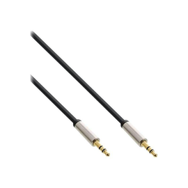 InLine Slim Audio Kabel Klinke 3,5mm ST/ST - Stereo - 3m Produktbild