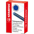 Tintenpatrone für beYou! Füller und Tintenroller blau löschbar Stabilo 5/0-041 (PACK=6 STÜCK) Produktbild