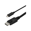 StarTech.com 3ft/1m USB C to DisplayPort 1.2 Cable 4K 60Hz, USB-C to DisplayPort Adapter Cable HBR2, Produktbild Additional View 2 S