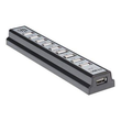 Manhattan USB-A 10-Port Desktop Hub, 10x USB-A Ports, 480 Mbps (USB 2.0) Produktbild Additional View 1 S