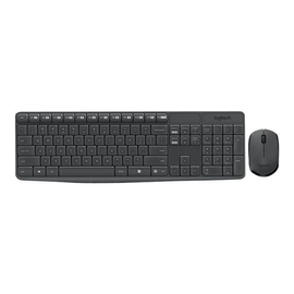 Tastatur + Mouse Set Wireless MK235 anthrazit Logtiech 920-007905 Produktbild