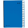 Pultordner 24 Fächer A-Z Sichtlöcher dehnbarer Leinenrücken blau Pappe Pagna 24249-01 Produktbild Additional View 2 S