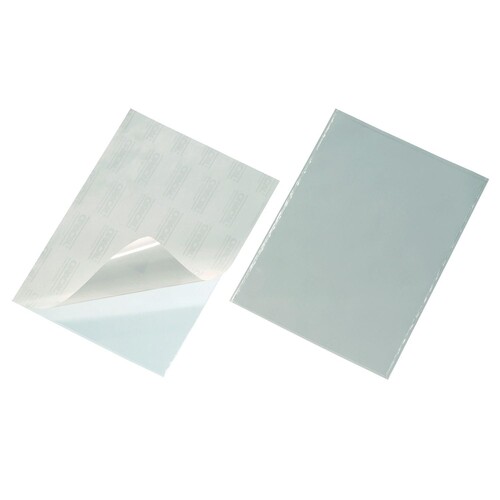 Selbstklebetaschen Pocketfix A4 Innenmaß 210x297mm transparent Durable 8095-19 (PACK=3 STÜCK) Produktbild