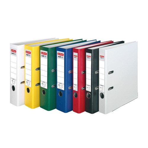 Ordner maX.file protect A4 80mm rot PP Herlitz 5480306 Produktbild Additional View 7 L
