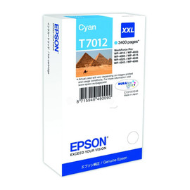 Tintenpatrone T7012XXL für Epson WP4015DN/WP4525DNF 3400Seiten cyan Epson T701240 Produktbild