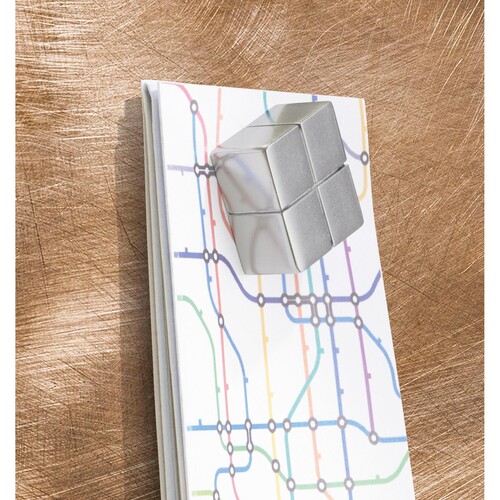 Glas-Magnetboard artverum 910x460x15mm Design Used-Bronze inkl. Magnete Sigel GL267 Produktbild Additional View 7 L