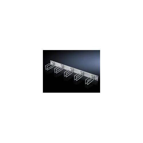 Rittal DK - Kabelführungsplatte für Schaltschrank - RAL 7035 - 2U - 48.3 cm (19") Produktbild Front View L