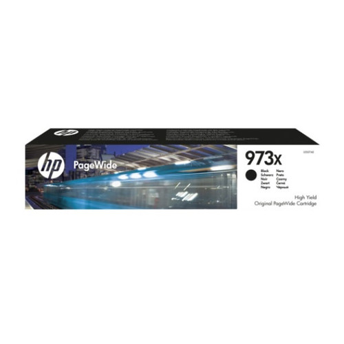Tintenpatrone 973X für HP PageWide Pro 450 182,5ml schwarz HP L0S07AE Produktbild Front View L