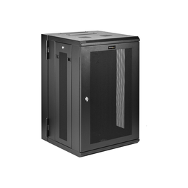 StarTech.com 18U 19" Wall Mount Network Cabinet, 16" Deep Hinged Locking IT Network Switch Depth Enc Produktbild