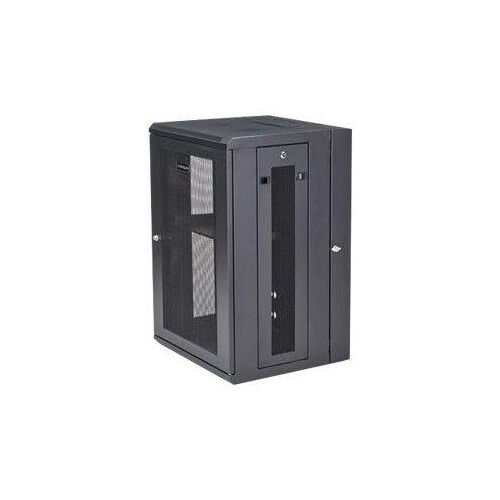 StarTech.com 18U 19" Wall Mount Network Cabinet, 16" Deep Hinged Locking IT Network Switch Depth Enc Produktbild Additional View 3 L