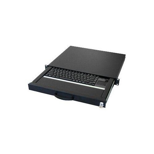 Aixcase AIX-19K1UKDETP-B - Tastatur - rack-montierbar Produktbild Front View L