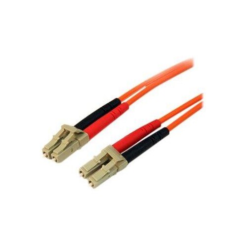 StarTech.com 3m Fiber Optic Cable - Multimode Duplex 50/125 - LSZH - LC/LC - OM2 - LC to LC Fiber Pa Produktbild
