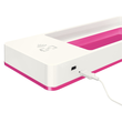 Stifteschale WOW Duo Colour mit Induktionsladegerät weiß/pink metallic Leitz 5365-10-23 Produktbild Additional View 2 S