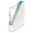 Stehsammler WOW Duo Colour 73x318x272mm weiß/blau metallic Kunststoff Leitz 5362-10-36 Produktbild Additional View 1 S