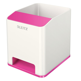 Stiftehalter WOW Duo Colour weiß/pink metallic Kunststoff Leitz 5363-10-23 Produktbild