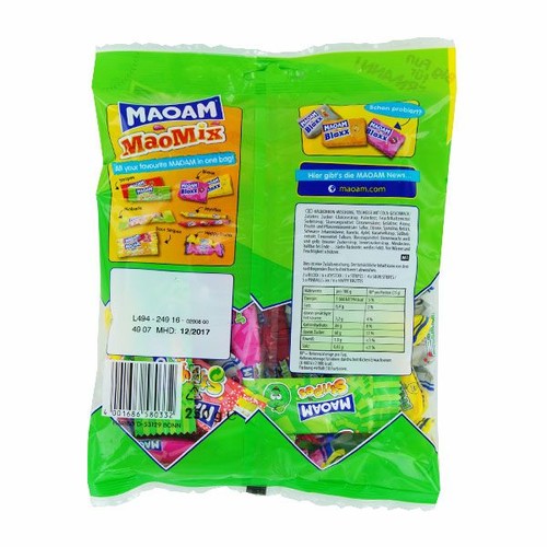 Dankeschön Kaubonbon Maoam Mao Mix (PACK=250 GRAMM) Produktbild Additional View 1 L
