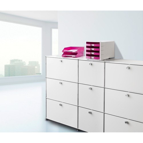 Briefkorb Standard für A4 243x57x335mm Trend Colour pink Kunststoff HAN 1027-X-56 Produktbild Additional View 5 L